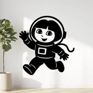 Sticker autocollant Dora exploratrice cosmonaute décoration decostickerstore - UHMKBC