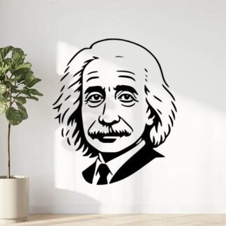 sticker autocollant célébrité Albert_Einstein 8 URUQH