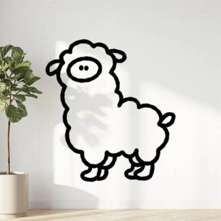 sticker autocollant animaux lama alpaga 5 UTMCW