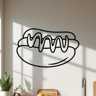 sticker autocollant hotdog nourriture restaurant 5 UVBJD