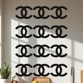 Planche 12 stickers Chanel brand VCVZN
