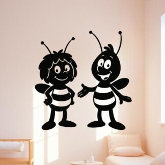 Sticker autocollant Maya abeille et Willy décoration decostickerstore - VFUMSL