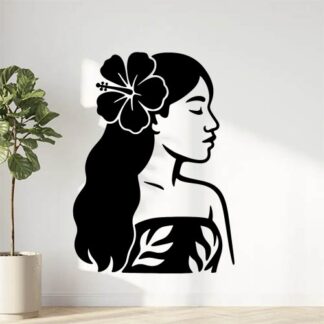 Sticker autocollant Fille Hinano Tahiti décoration decostickerstore - VGIT9W