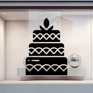 sticker autocollant vitrine gâteau nourriture boulanger restaurant 7 VSOHF