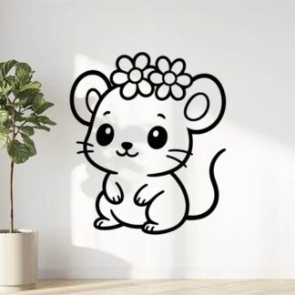 sticker autocollant animaux souris 3 VT2HK