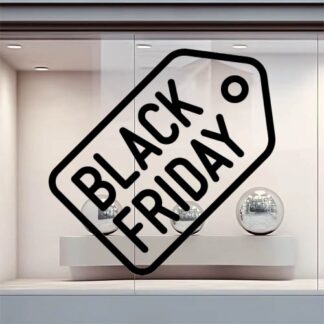 sticker autocollant solde vitrine 5 VUAYR