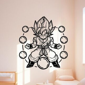 sticker autocollant manga dragon-ball 5 VXXVO
