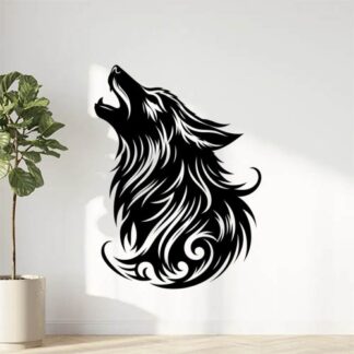 sticker autocollant loup chien animaux 3 VZHYX