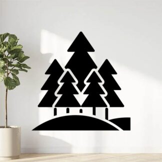 sticker autocollant arbre forêt fleur 9 VZJIS