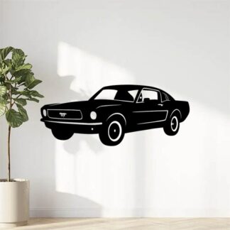 Sticker autocollant svart mustang décoration decostickerstore - VZYQKJ