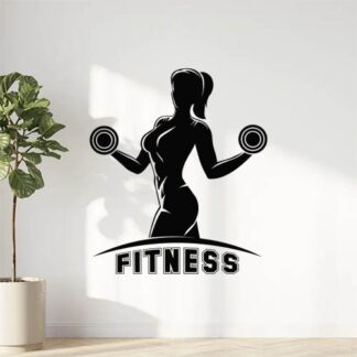 sticker autocollant musculation bodybuilder sport 3 WOOWK