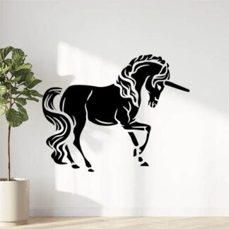 sticker autocollant licorne équidé cheval animaux 9 X0FAU