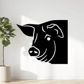 sticker autocollant animaux cochon X1FZA