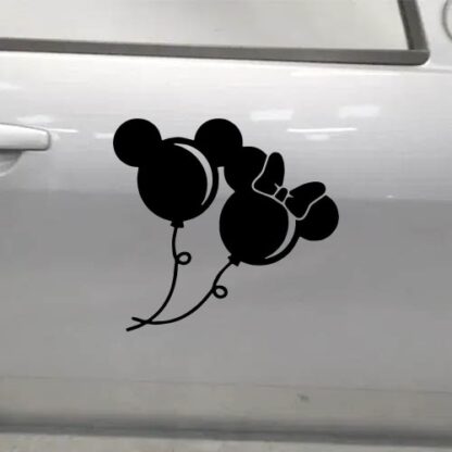 Sticker Autocollant Mickey et Minnie ballons Disney X87293