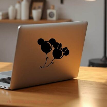 Sticker Autocollant Mickey et Minnie ballons Disney X87293