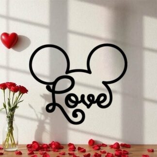 Sticker Autocollant Mickey love Disney X87295