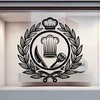 sticker autocollant cuisine restaurant métier 3 XCILX