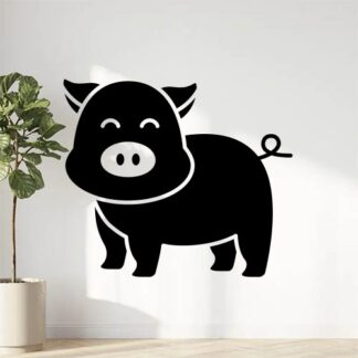 sticker autocollant animaux cochon 1 YKIS2