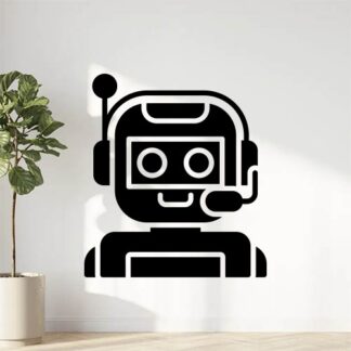 sticker autocollant Robot héro 4 ZDRVM