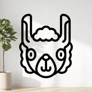 sticker autocollant animaux lama alpaga 7 ZENNE