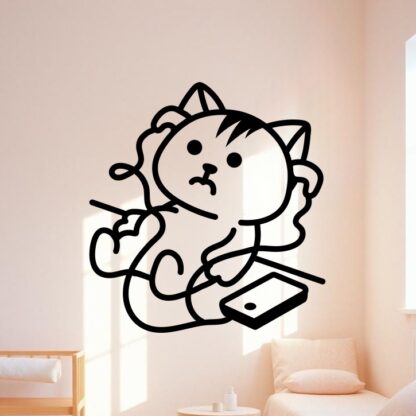 sticker autocollant animaux chat 2 ZLAT4