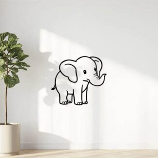 sticker autocollant Éléphant animaux 9 ZMB0O