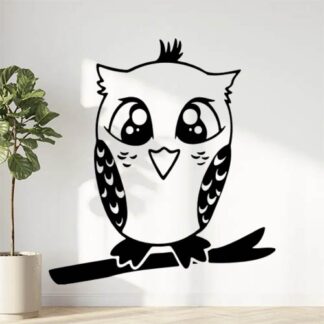 sticker autocollant Hibou chouette animaux oiseau 1 ZP6KN