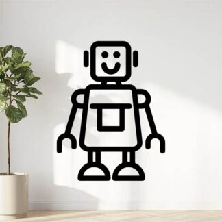 sticker autocollant Robot héro 1 ZTLS1