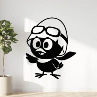 Sticker autocollant Calimero aviateur décoration decostickerstore - ZW0L7A