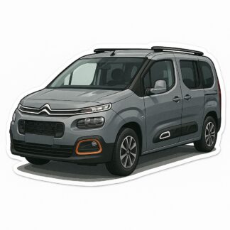 Autocollant Berlingo CITROËN de 2019 en gris décoration decostickerstore - 5ZAJ47