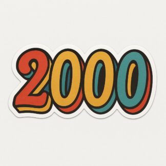Autocollant Édition 2000 décoration decostickerstore - MZBW1G
