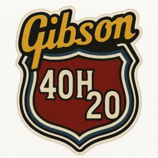 Autocollant Logo Gibson 40lg 20ht décoration decostickerstore - ZNBNZ6