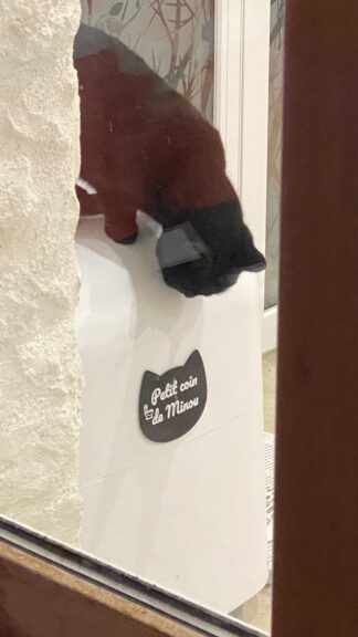 Plaque 3D petit coin de minou 8YNWS