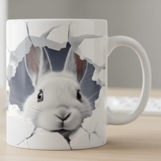 Mug en céramique 325 ml (11 oz) lapin A5JT4