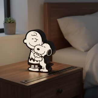 Lampe 3D boîte à lumière Snoopy et Charly R6IMX