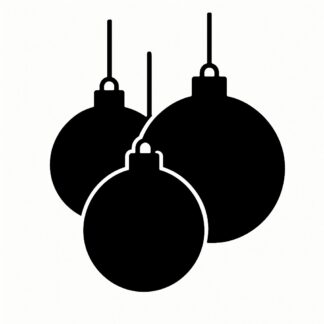 Sticker autocollant Boules de Noël décoration decostickerstore - 0AJ902