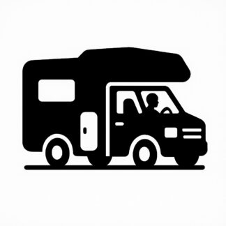 Sticker autocollant Camping-car pilote décoration decostickerstore - UDZYOK