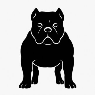Sticker autocollant Chien bully décoration decostickerstore - 2SJT1L