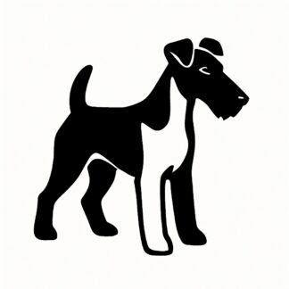 Sticker autocollant Fox terrier chien décoration decostickerstore - 4XMK8U