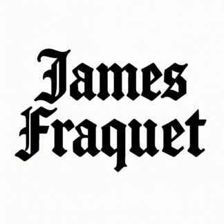 Sticker autocollant James Fraquet en écriture gothique décoration decostickerstore - YHCL37