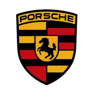 Sticker autocollant Logo Porsche en couleurs décoration decostickerstore - DTMUKO