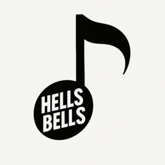 Sticker autocollant Musique hells bells en note de musique décoration decostickerstore - JFL8HY