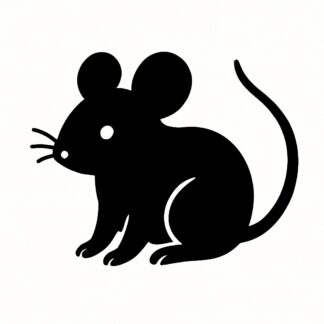 Sticker autocollant Souris mignonne décoration decostickerstore - B6VRNL