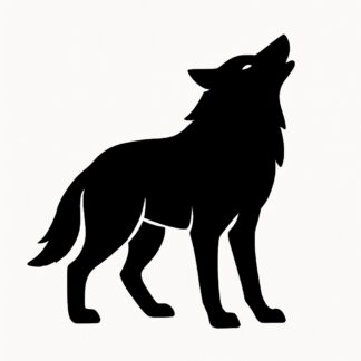 Sticker autocollant Un loup décoration decostickerstore - FTXNUI