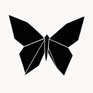 Sticker autocollant origami papillon décoration decostickerstore - A5HIQM