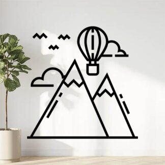 sticker autocollant montagne aventure 2A9L6