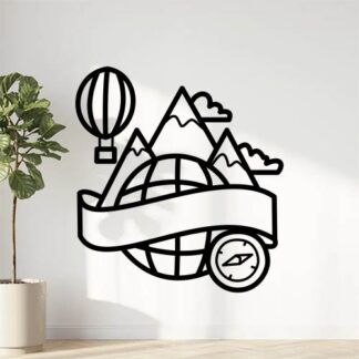sticker autocollant montagne aventure 2KUCR