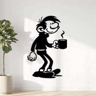 Sticker autocollant Gaston Lagaffe décoration decostickerstore - 3CA3QM