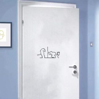 sticker autocollant la_linea wc pictogramme 3UMJ4