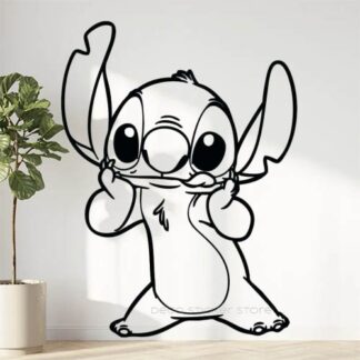 Sticker autocollant Stitch